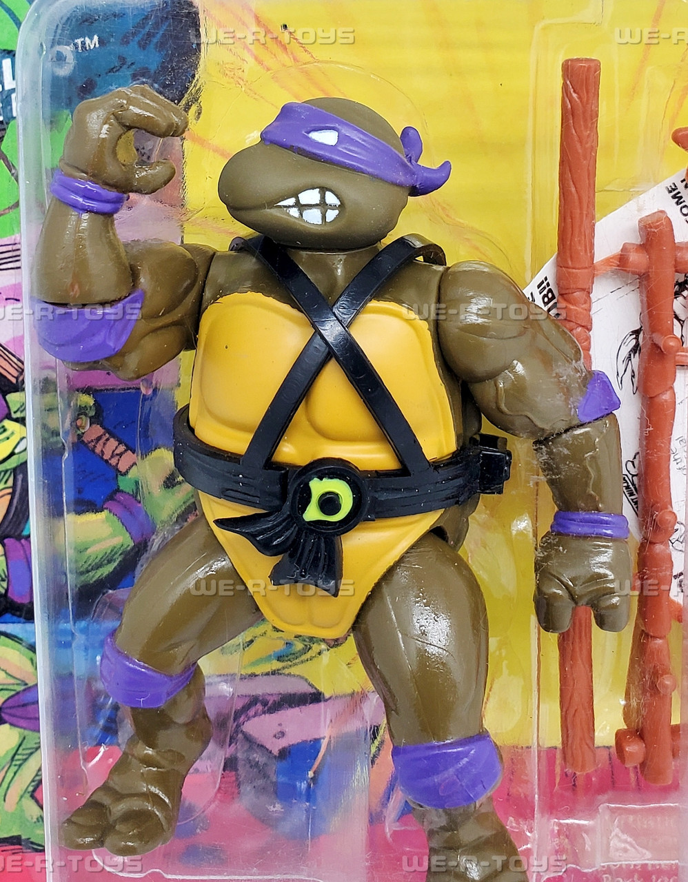 TMNT Donatello Action Figure 10-Back 1988 Original Release with