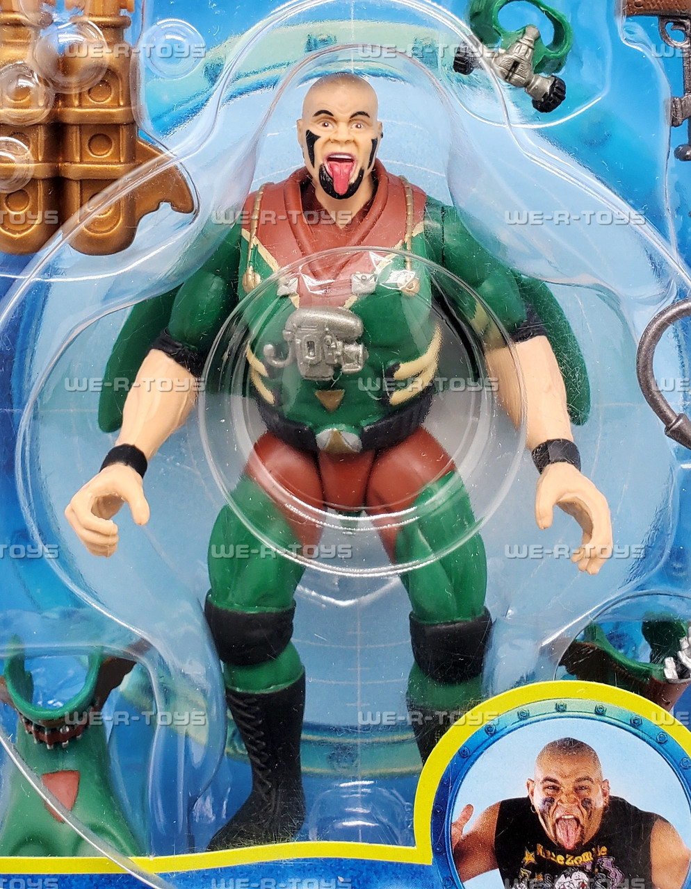 WWF S.T.O.M.P. 2 Underwater Siege Headbanger Mosh Action Figure