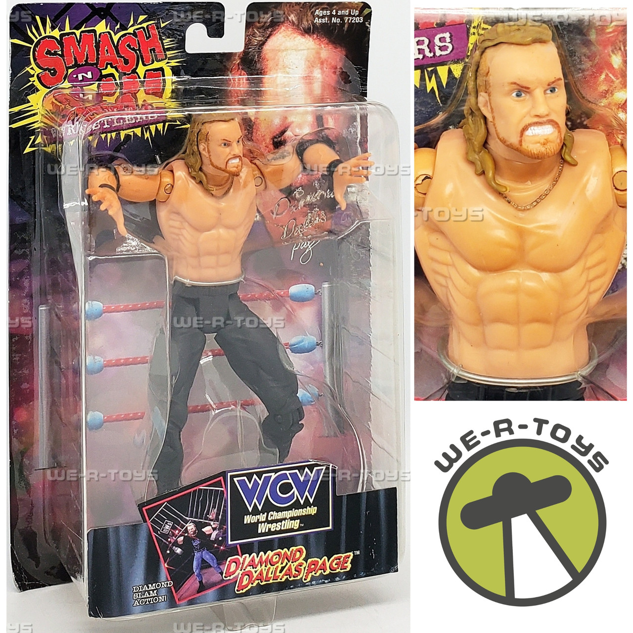 WCW Smash N Slam Wrestlers Diamond Dallas Page Action Figure 1999