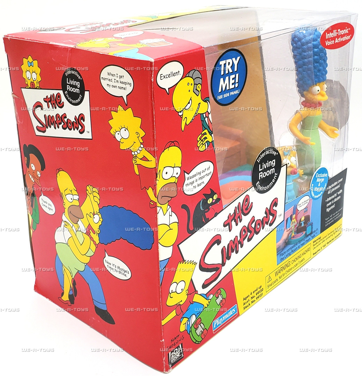 The Simpsons Interactive Living Room w/ Marge & Maggie 2000
