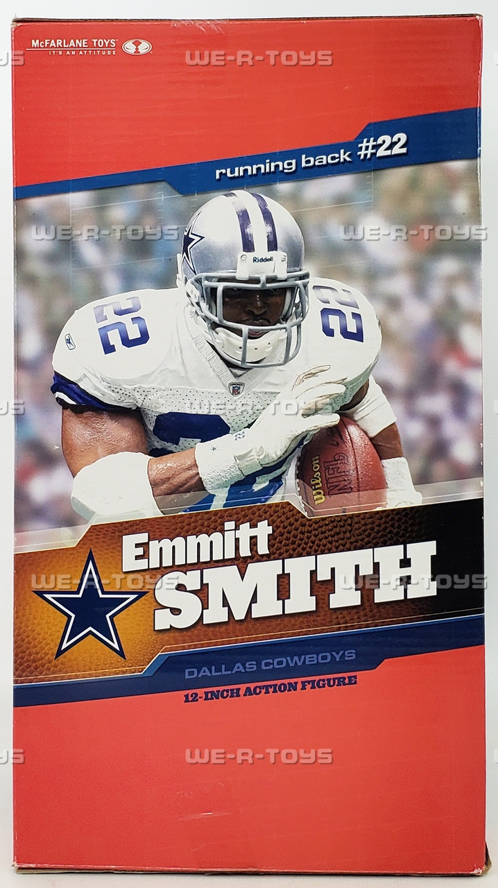 NFL Dallas Cowboys 22 Emmitt Smith 12 Inch Figure McFarlane Toys