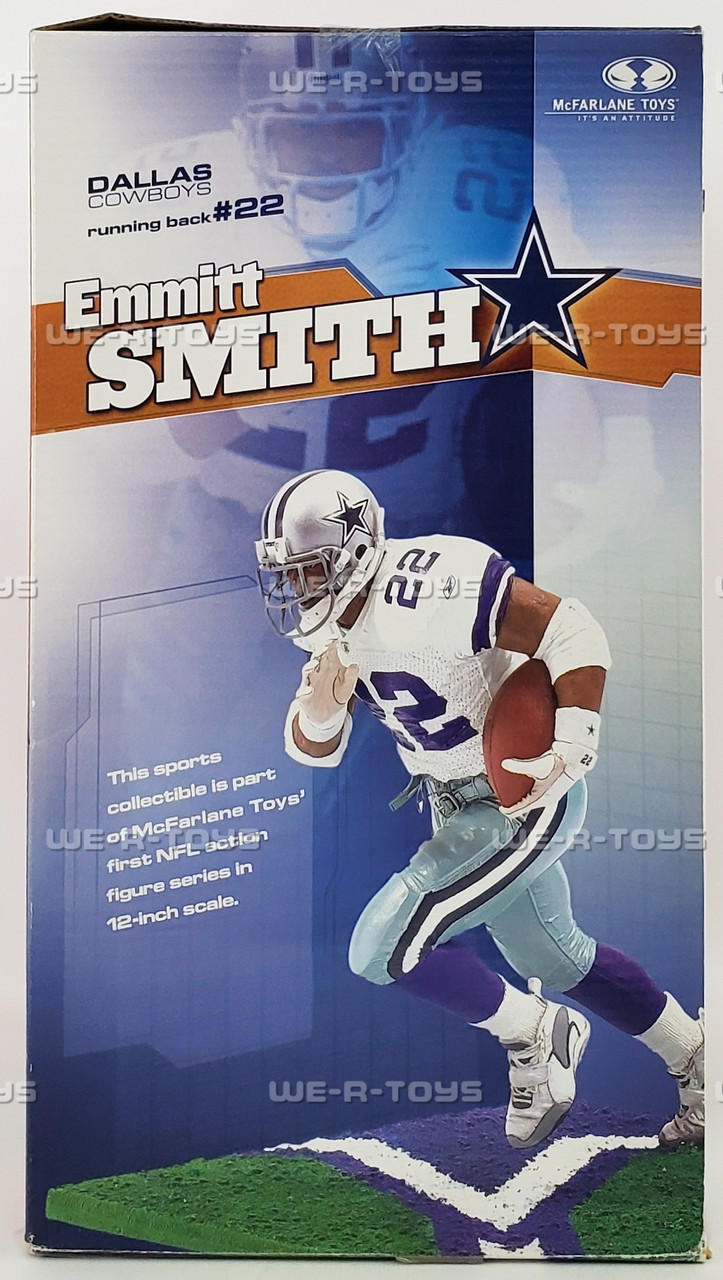 NFL Dallas Cowboys 22 Emmitt Smith 12 Inch Figure McFarlane Toys