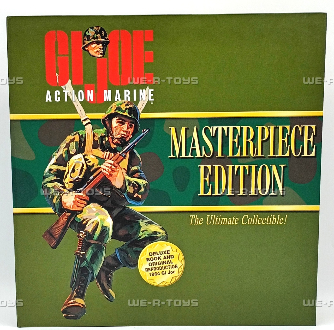 G.I. Joe Masterpiece Edition Action Marine Action Figure with Book