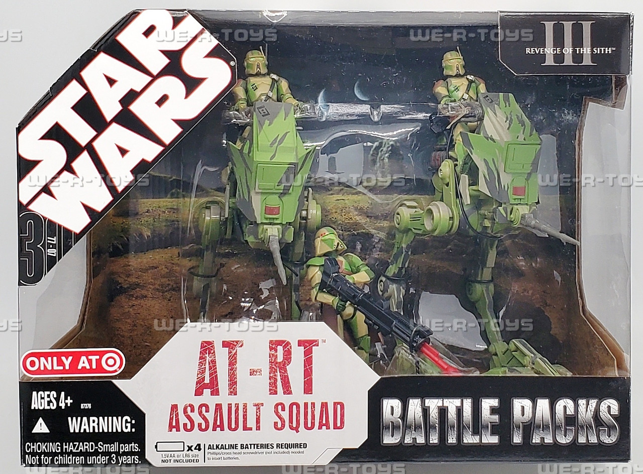 Star Wars At-Rt Assault Squad Action Figure & Vehicle Battle Pack