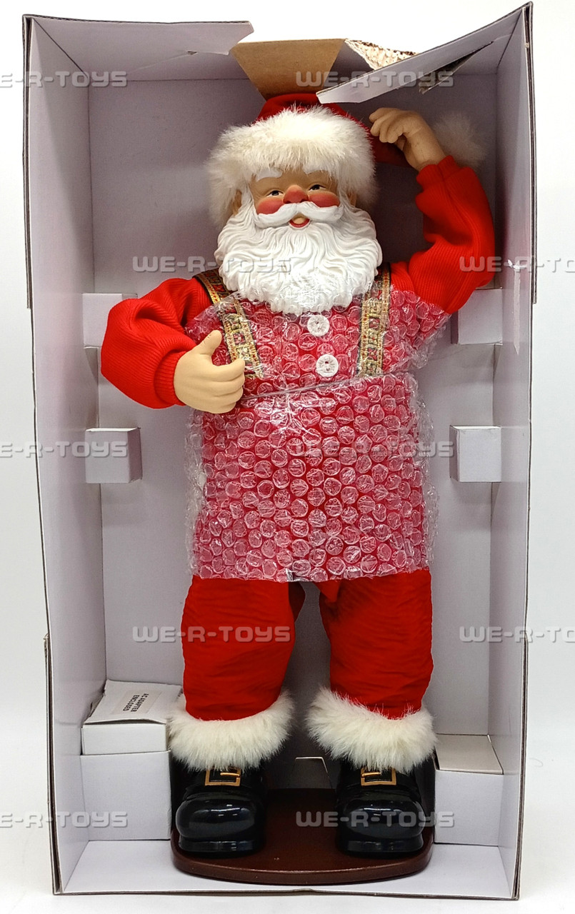 Jingle Bell Rock Santa Dancing W/ Sound Collectible Plush 1998