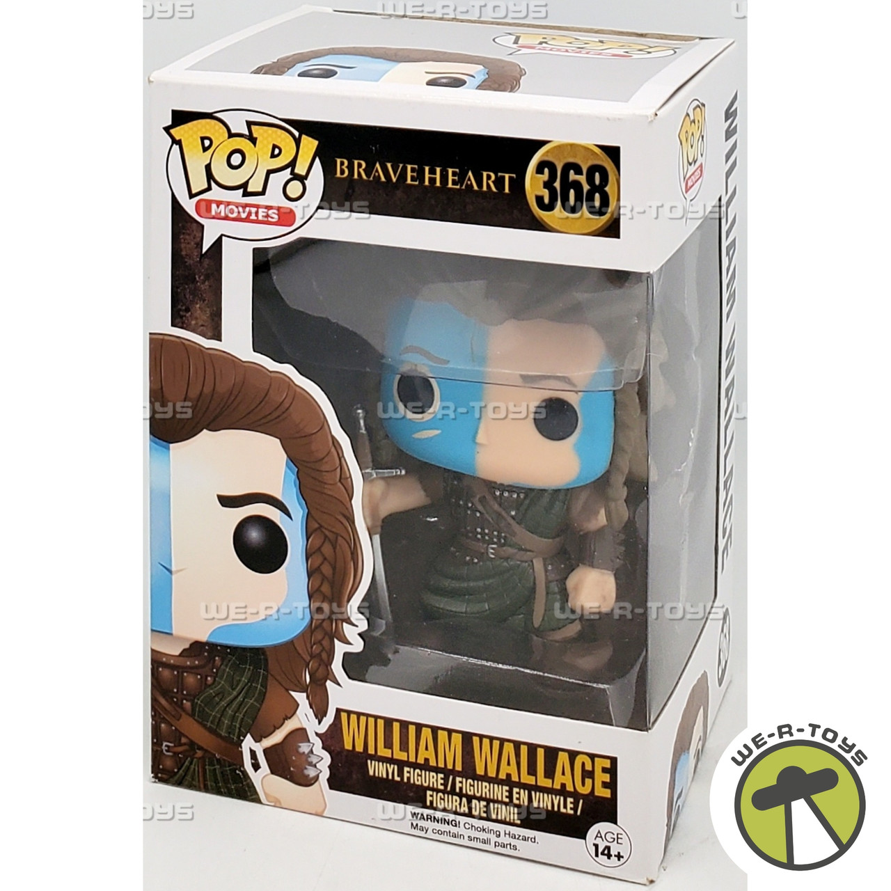 Funko POP Movies Braveheart 368 William Wallace Vinyl Figure - We