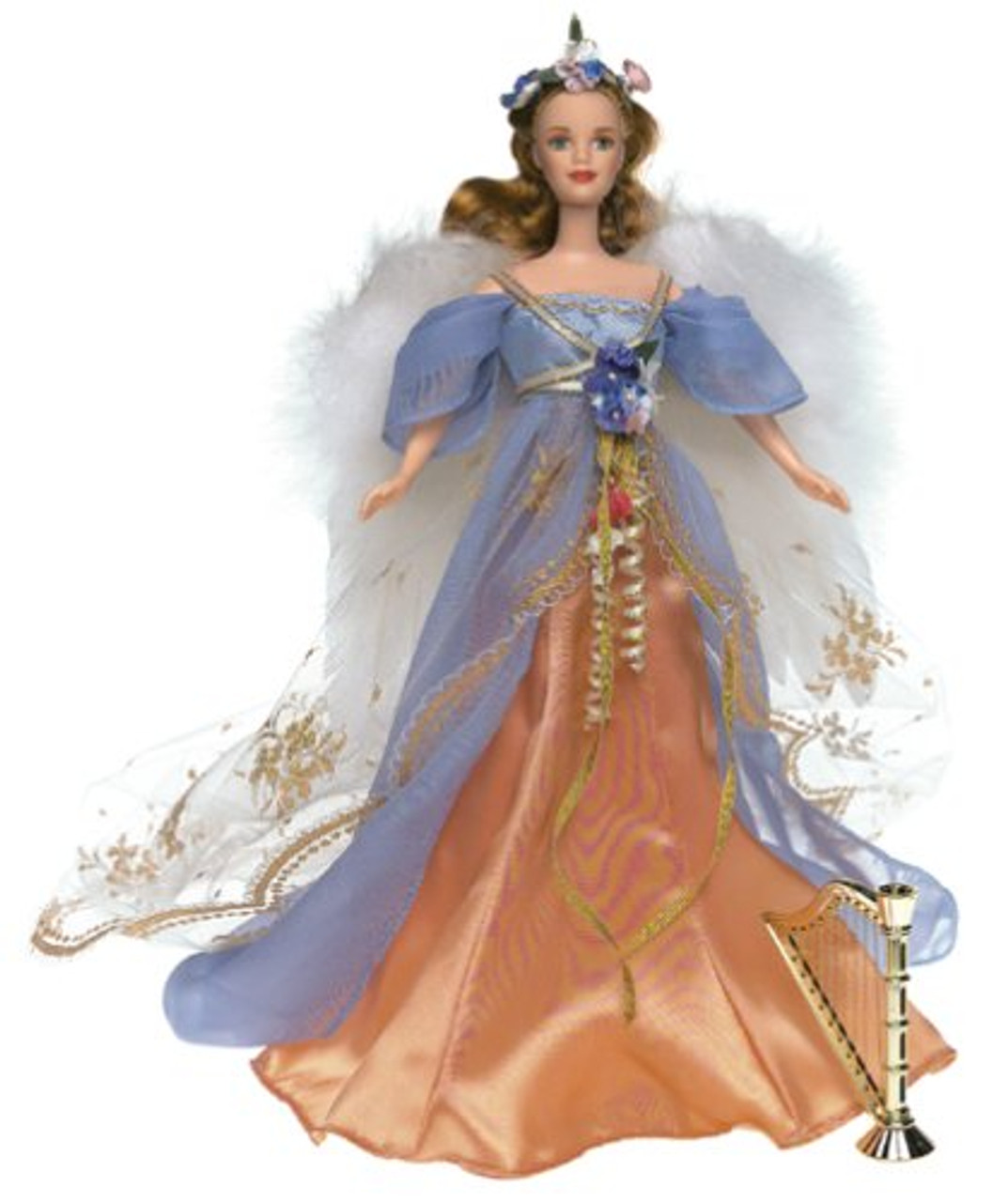 Harpist Angel Barbie Doll Angels of Music Collection 1997 Mattel 18894