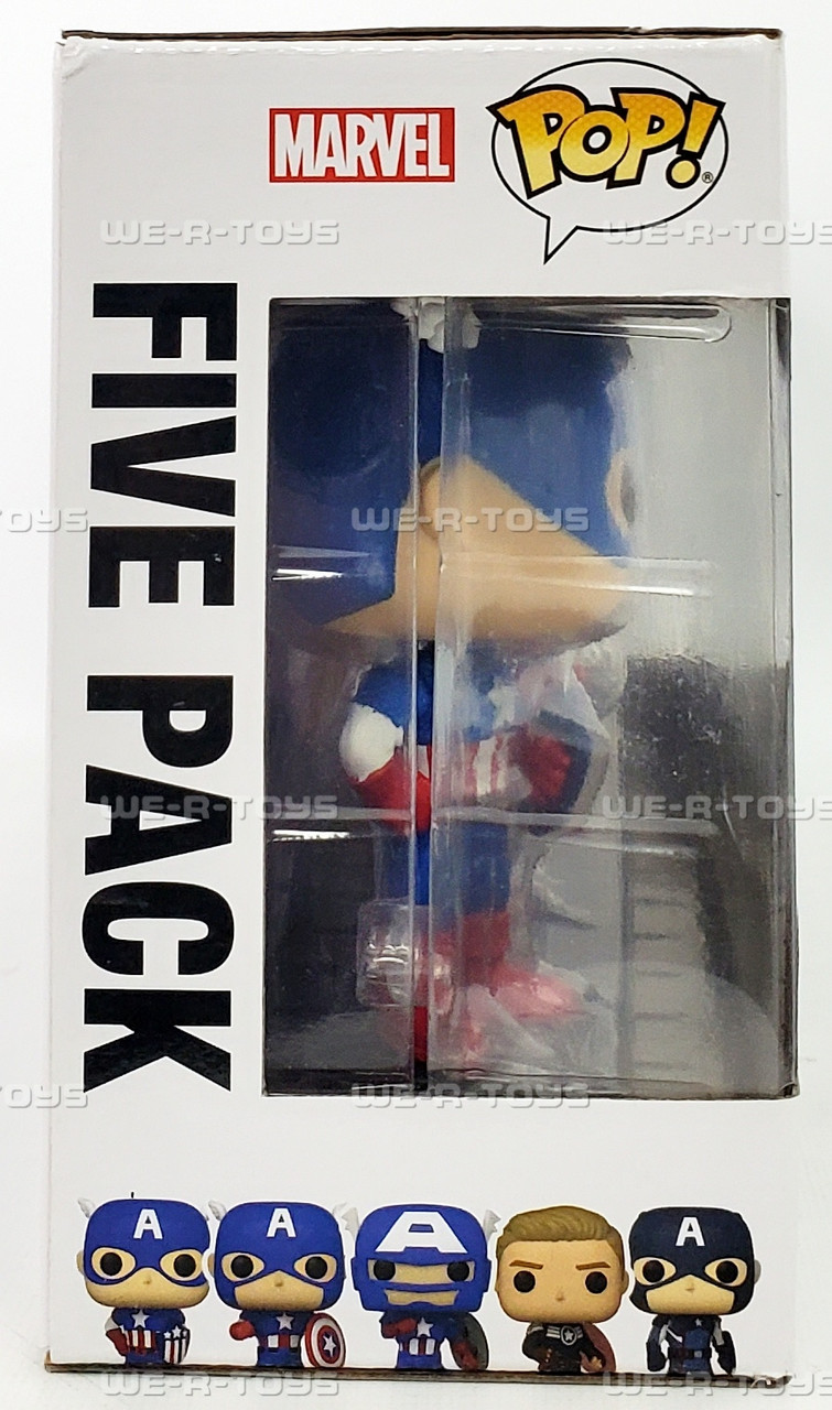 Funko POP Marvel Captain America Through the Ages Bobble Head