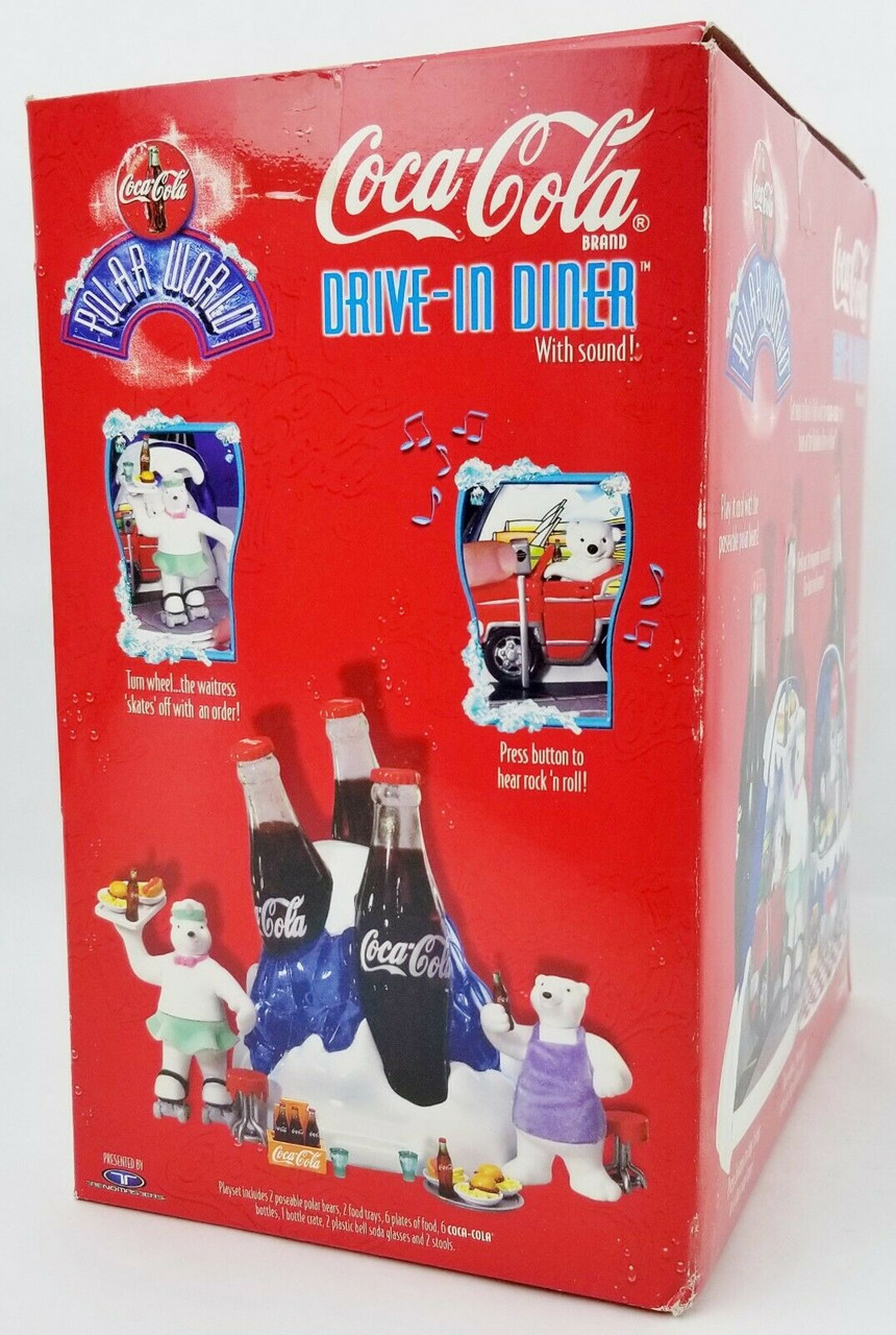 Coca-Cola Polar World Drive-In Diner Singing Display Toy Item No