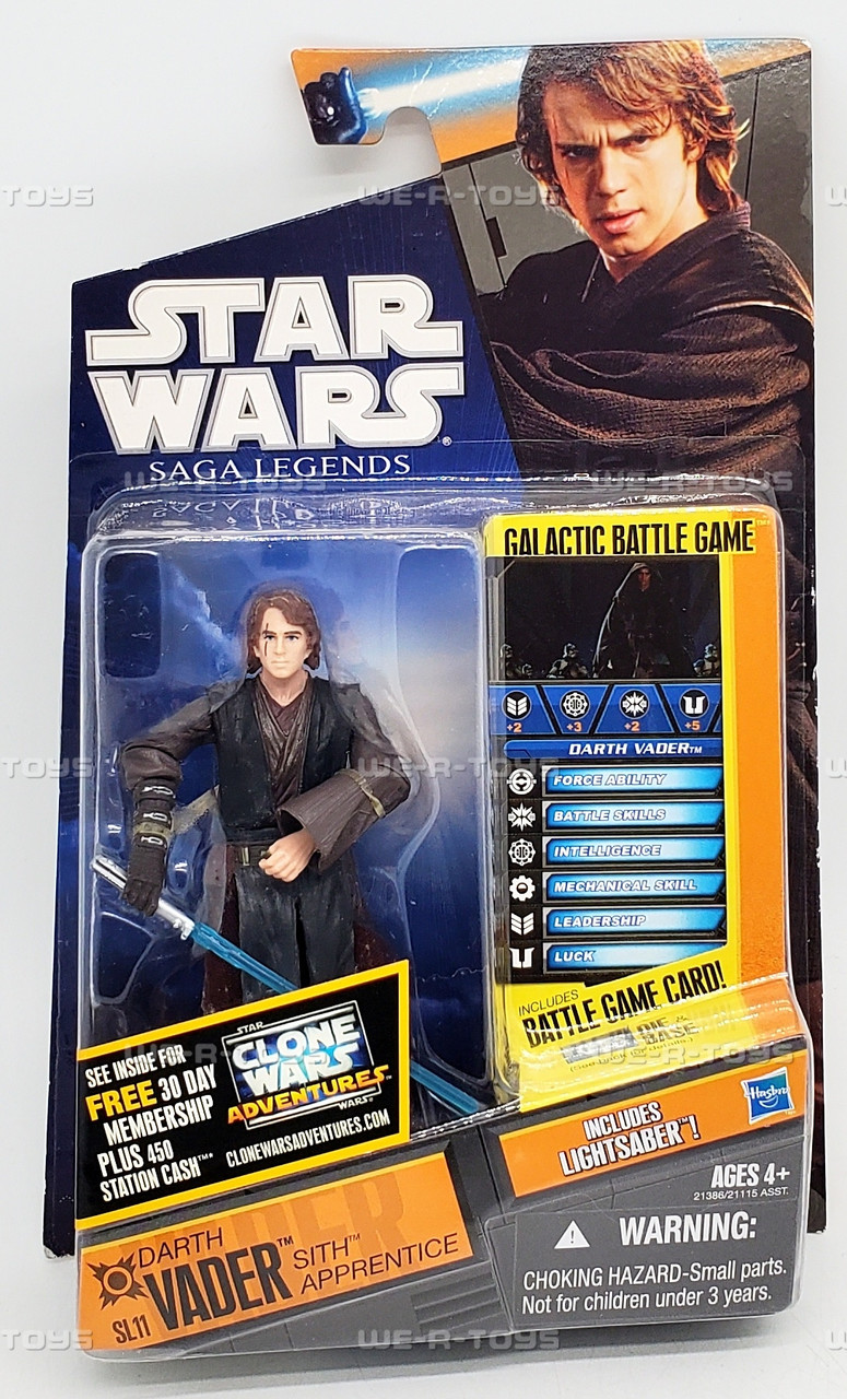 Star Wars Saga Legends Darth Vader Sith Apprentice SL11 Action