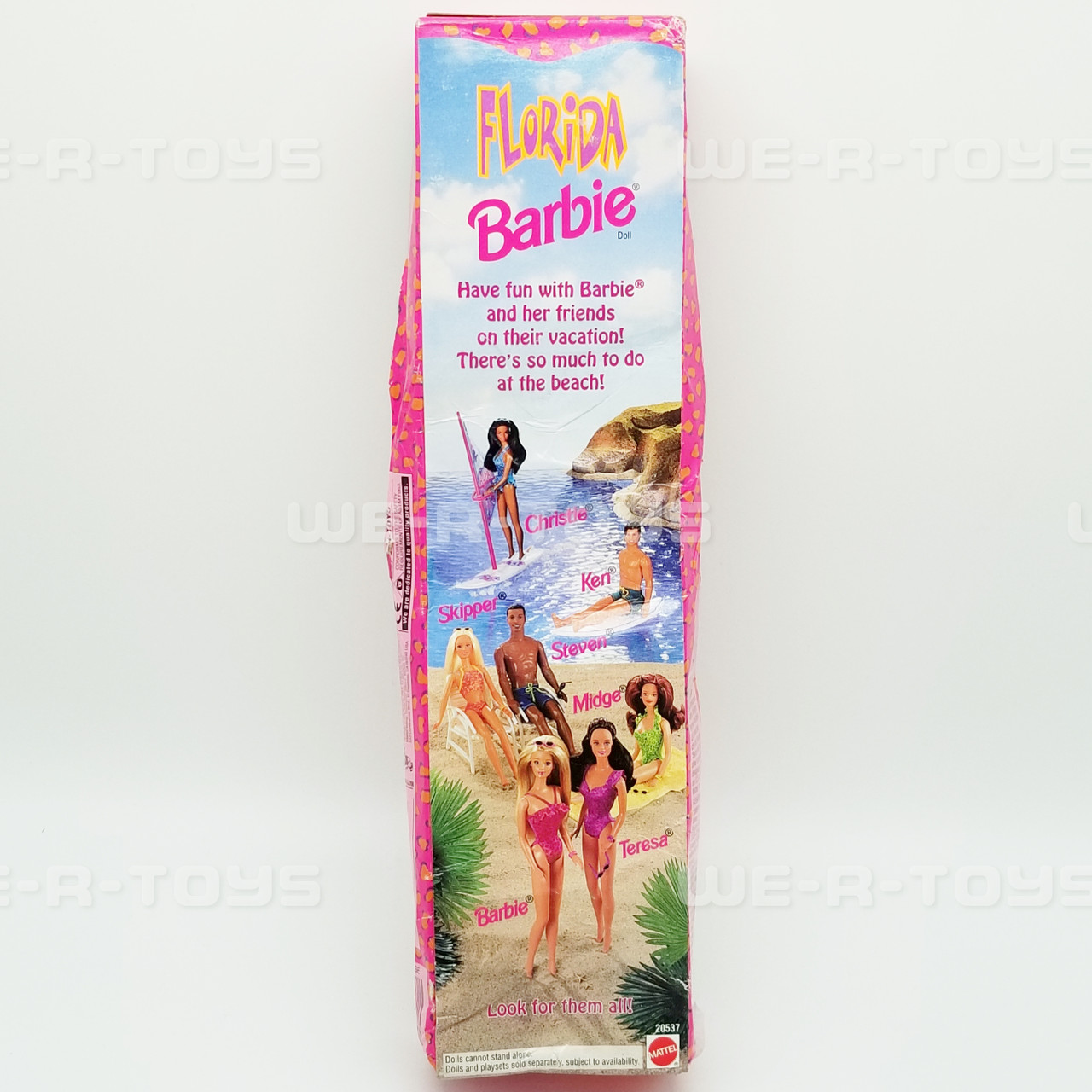 Barbie Florida Vacation Teresa Doll Purple Swimsuit 1998 Mattel No