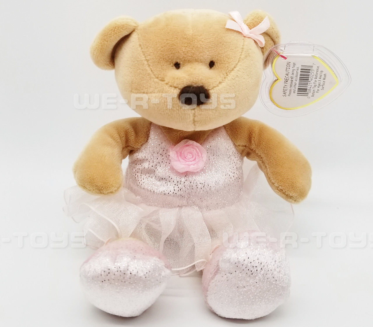 ty pink bear stuffed animal