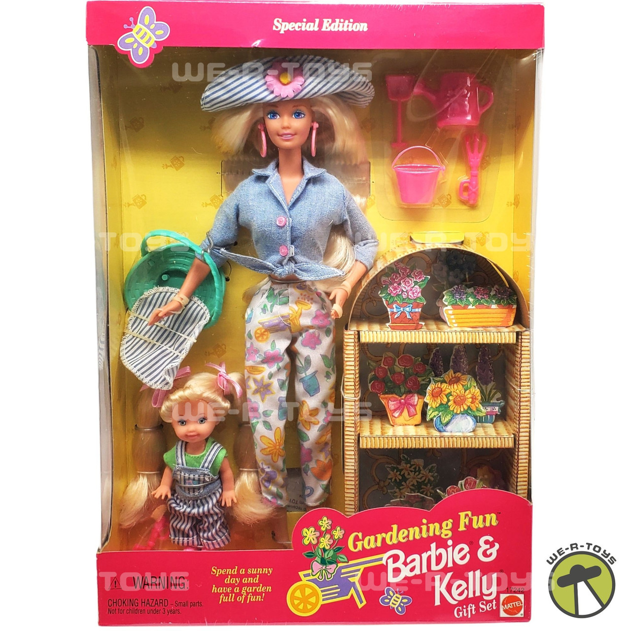 Gardening Fun Barbie and Kelly Doll Gift Set Special Edition 1996 Mattel