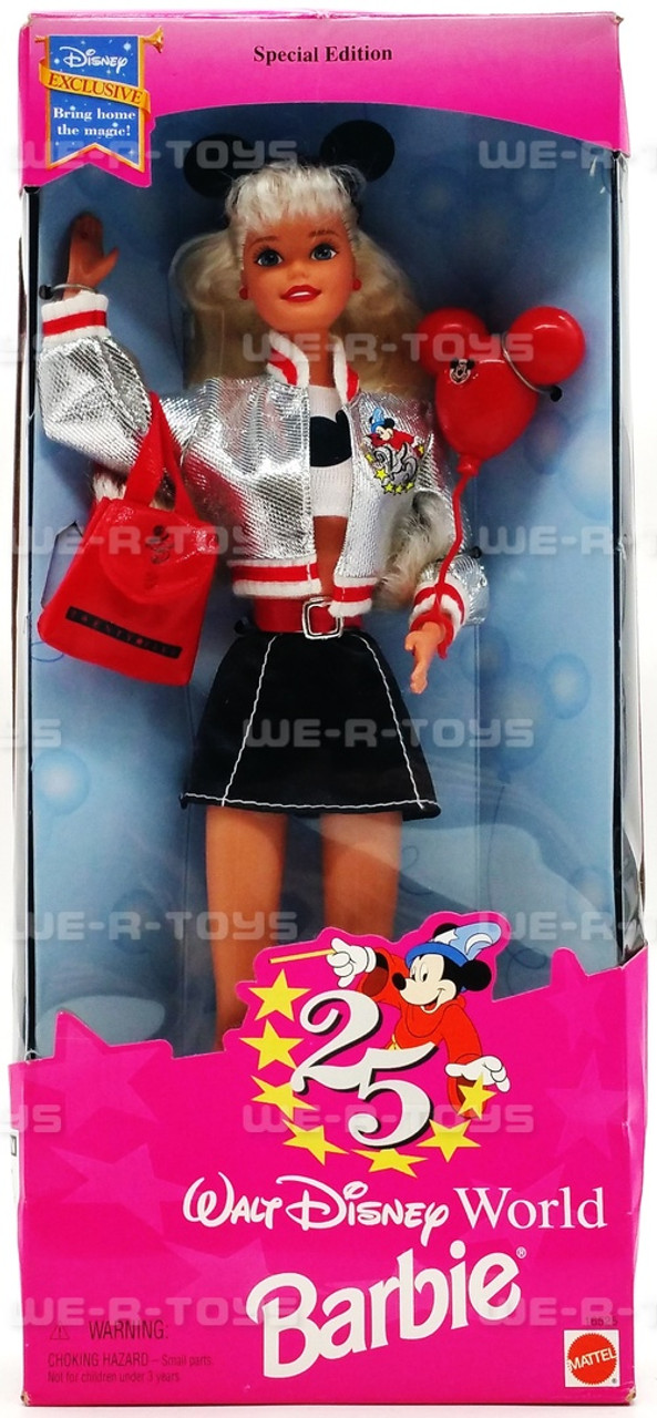 25th Anniversary Walt Disney World Special Edition Barbie Doll 1996 Mattel  16525