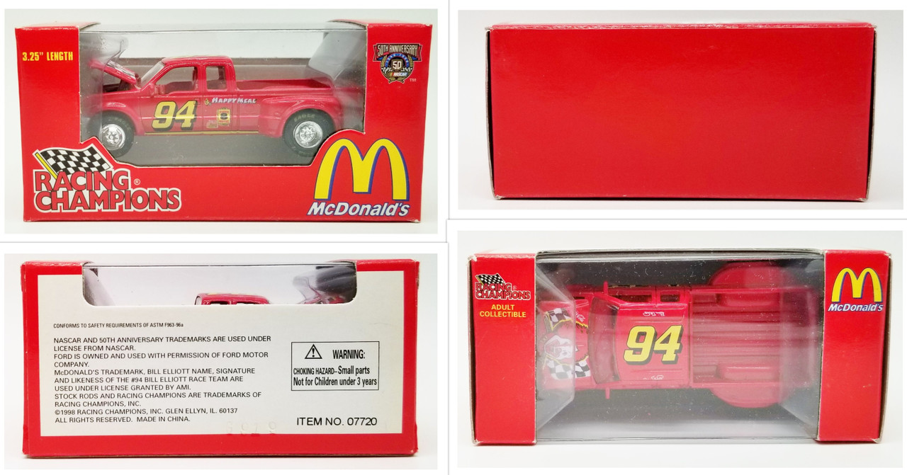 McDonald's Racing Champions Lot of 11 Collectible Cars 3.25