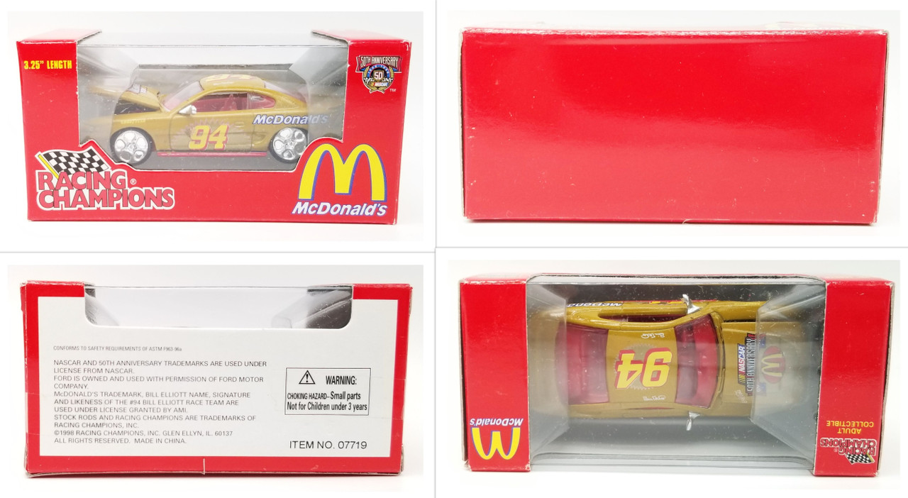 McDonald's Racing Champions Lot of 11 Collectible Cars 3.25