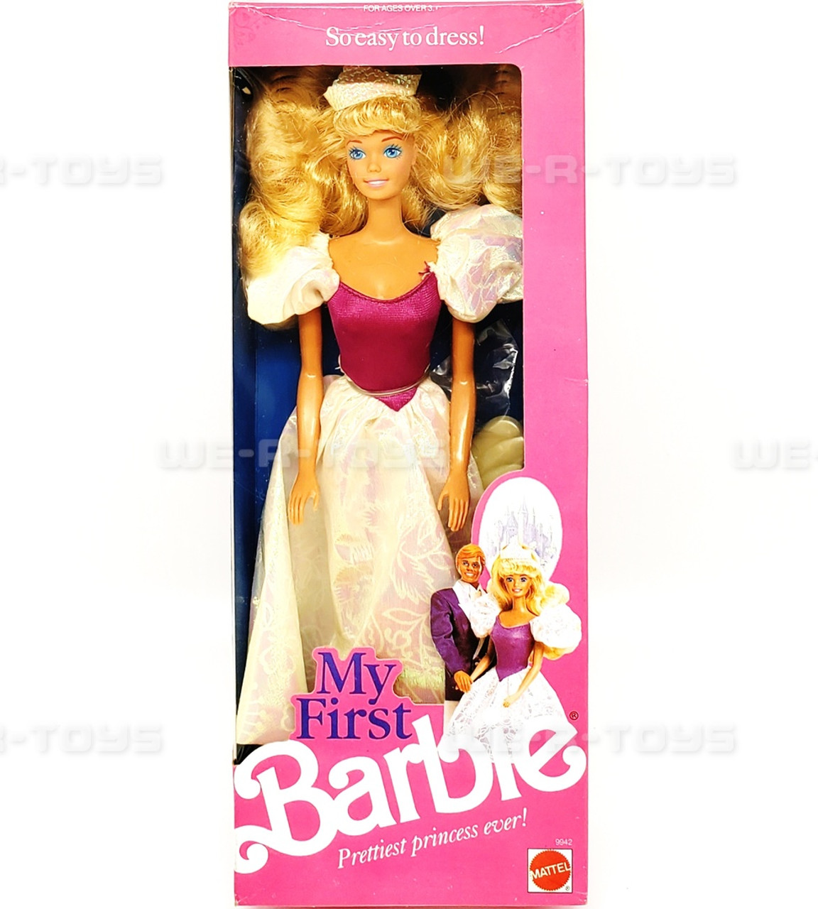 1989 My First Barbie Prettiest Princess Ever Mattel NRFB - We-R-Toys