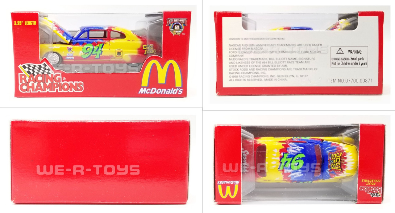 McDonald's Racing Champions #94 Lot of 11 Collectible Cars 3.25