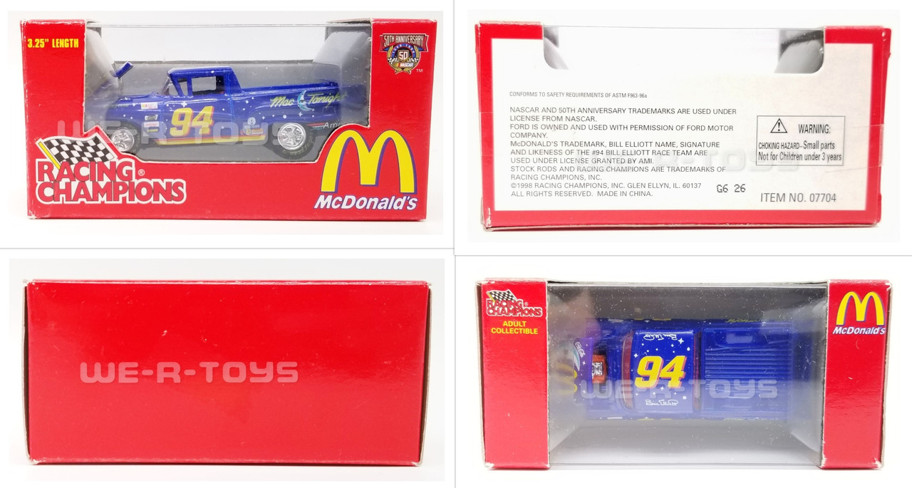 McDonald's Racing Champions #94 Lot of 11 Collectible Cars 3.25