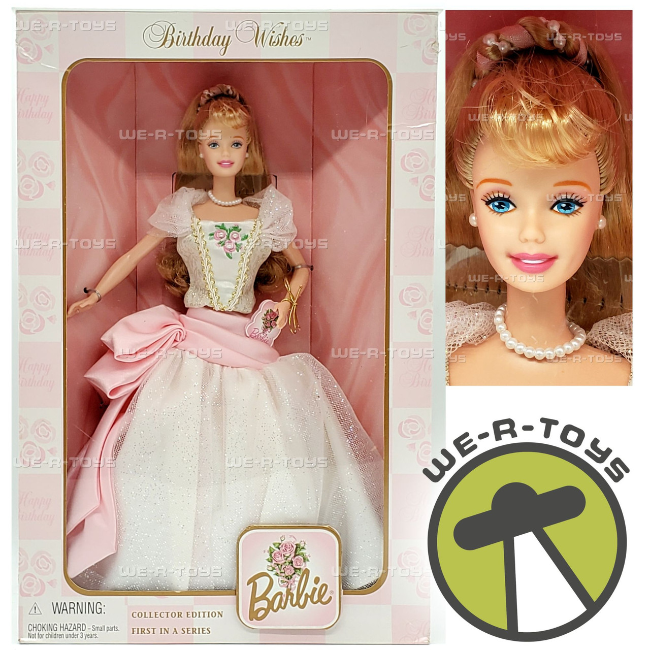 Birthday Wishes Barbie Doll Collector Edition 1998 Mattel 21128