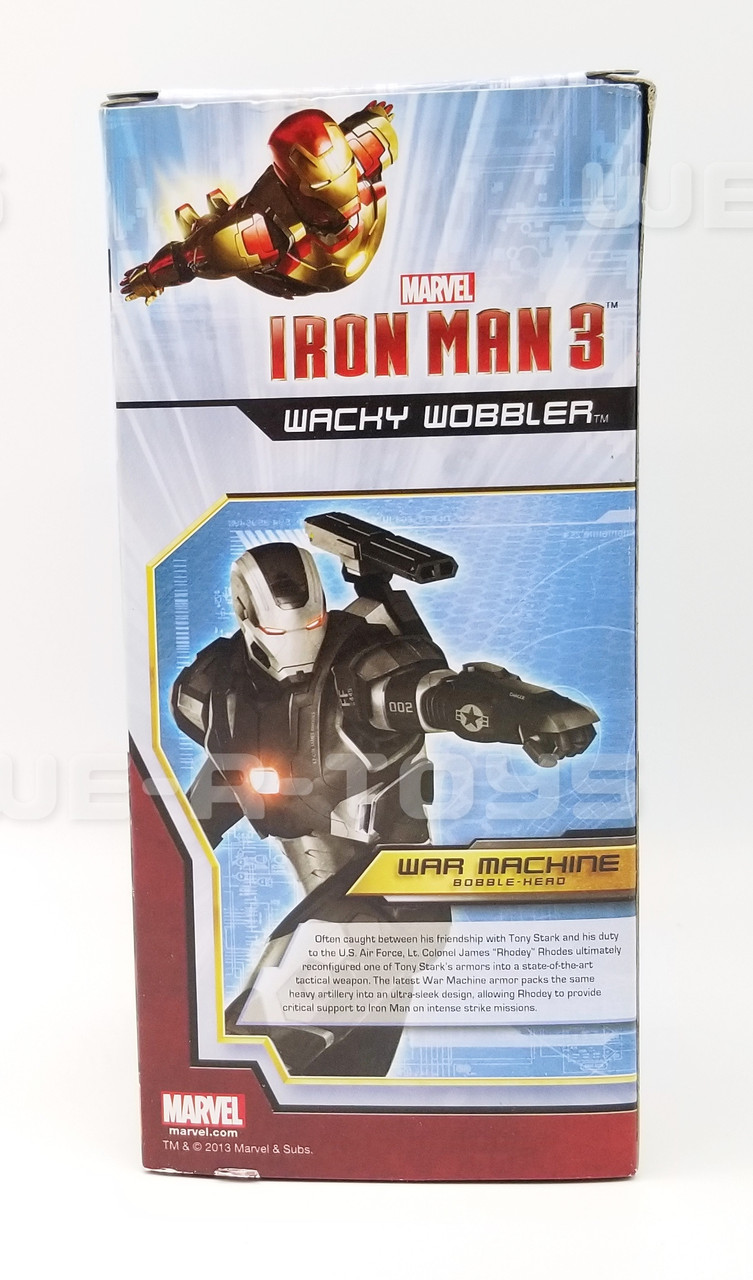 Marvel Iron Man 3 Wacky Wobbler War Machine Bobble-Head Avengers