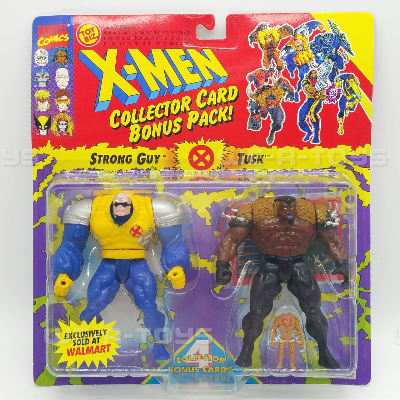 Marvel Comics X-Men Collector Card Bonus Pack Strong Guy & Tusk
