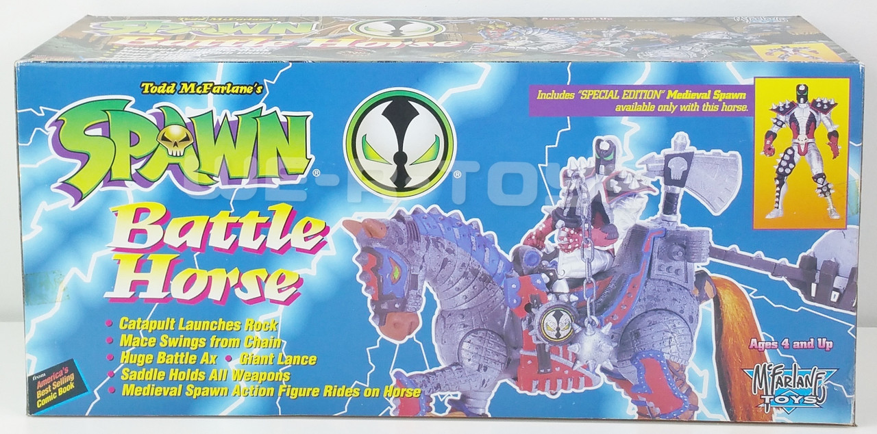 Spawn Battle Horse Includes Special Edition Medieval Spawn NEW