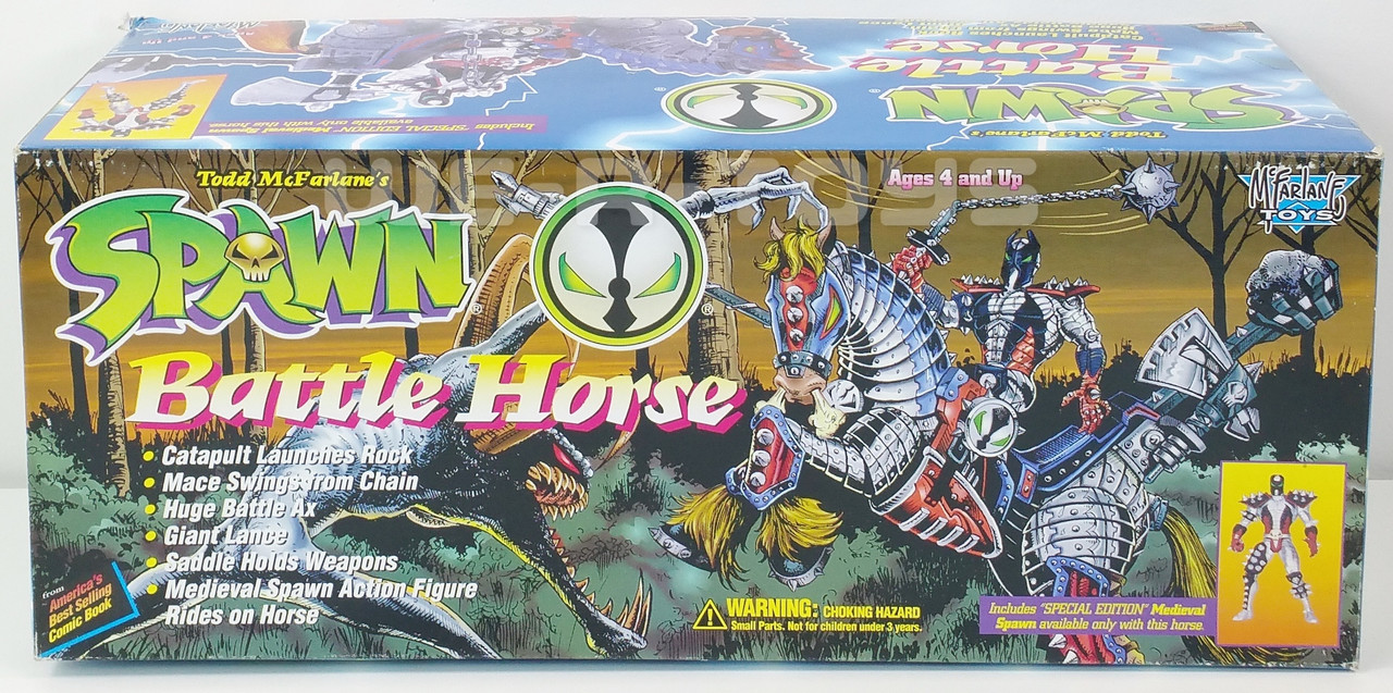 Spawn Battle Horse Includes Special Edition Medieval Spawn NEW