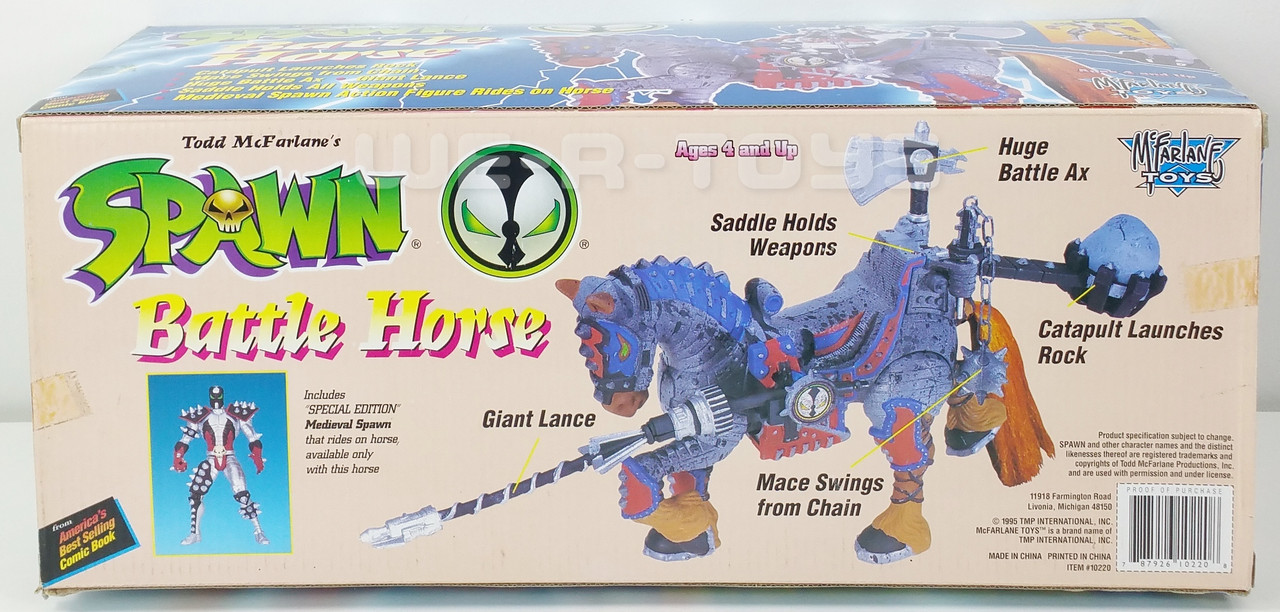 Spawn Battle Horse Includes Special Edition Medieval Spawn NEW
