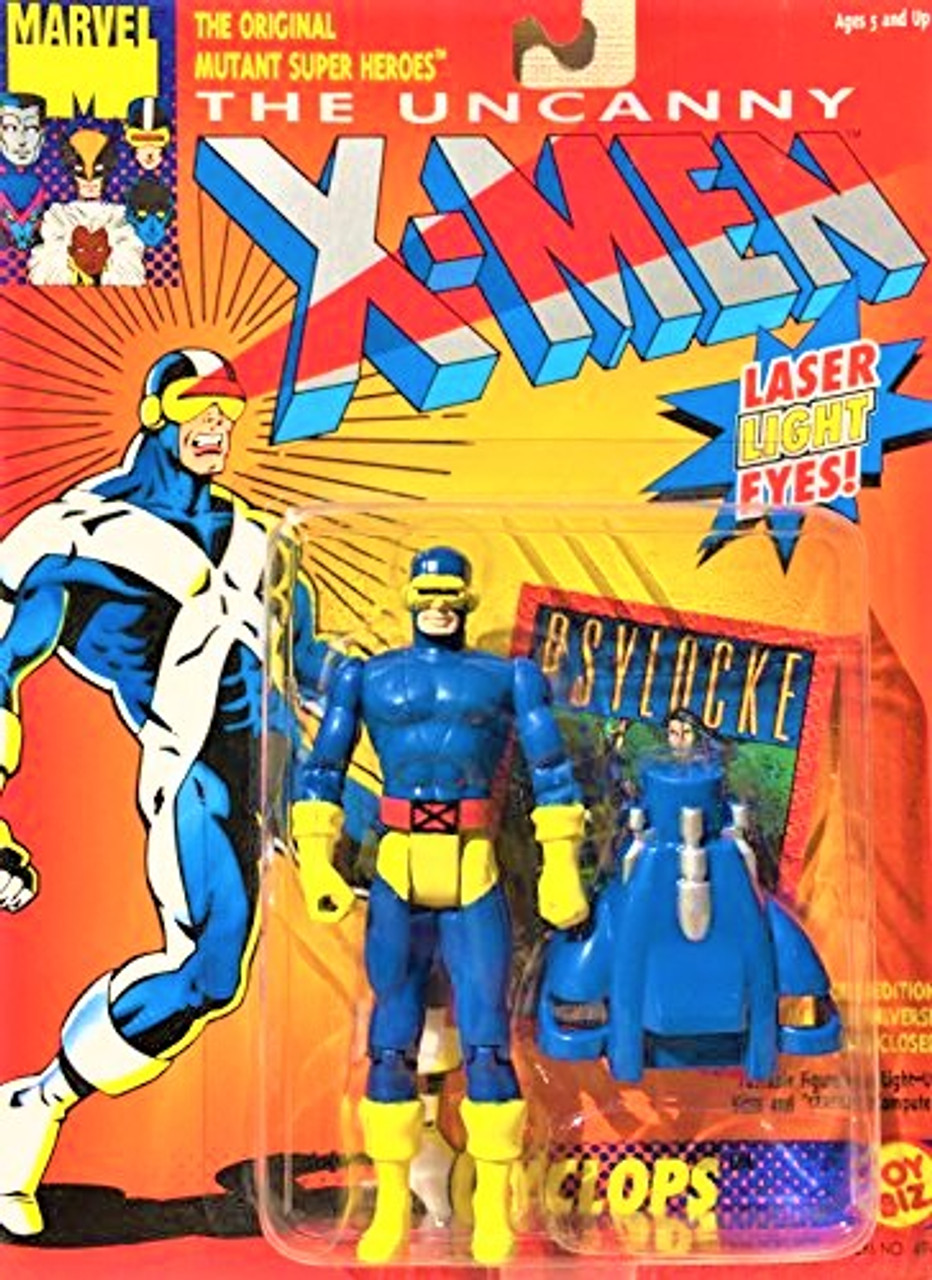 1991 Toy Biz The Uncanny X-Men Cyclops Action Figure Original Mutant ...