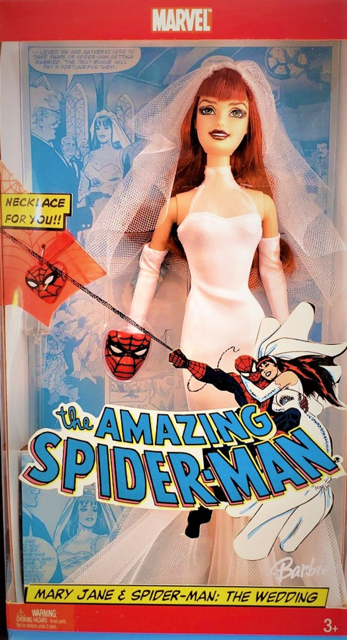 Barbie Doll as Mary Jane in The Amazing Spider-Man Wedding 2005 Mattel J0870