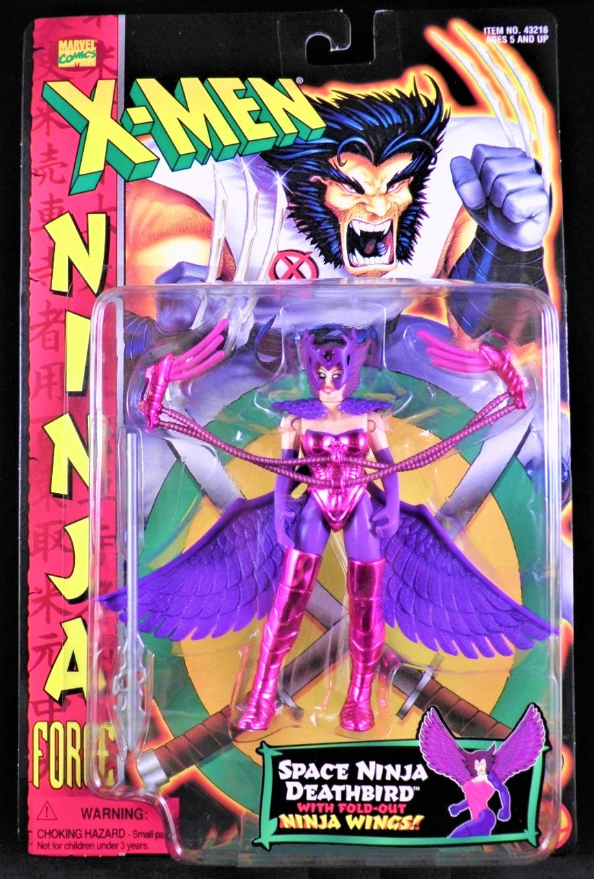 1996 Toy Biz X Men Ninja Force Space Ninja Deathbird Action Figure Ninja  Wings