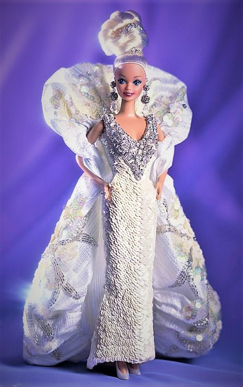 Platinum Barbie Doll by Bob Mackie Timeless Treasures 1991 Mattel 2703 NEW