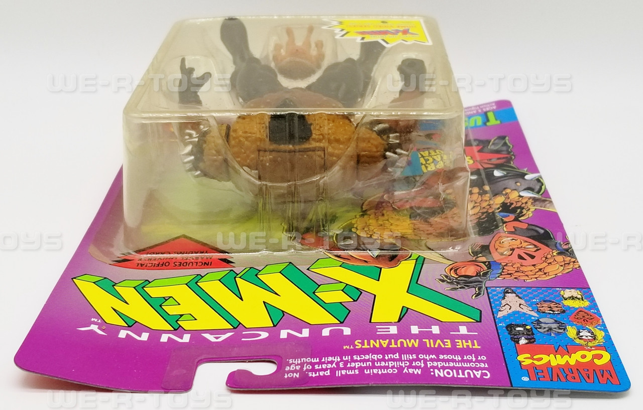 Marvel Comics X-Men Tusk Action Figure & Trading Card 1993 ToyBiz
