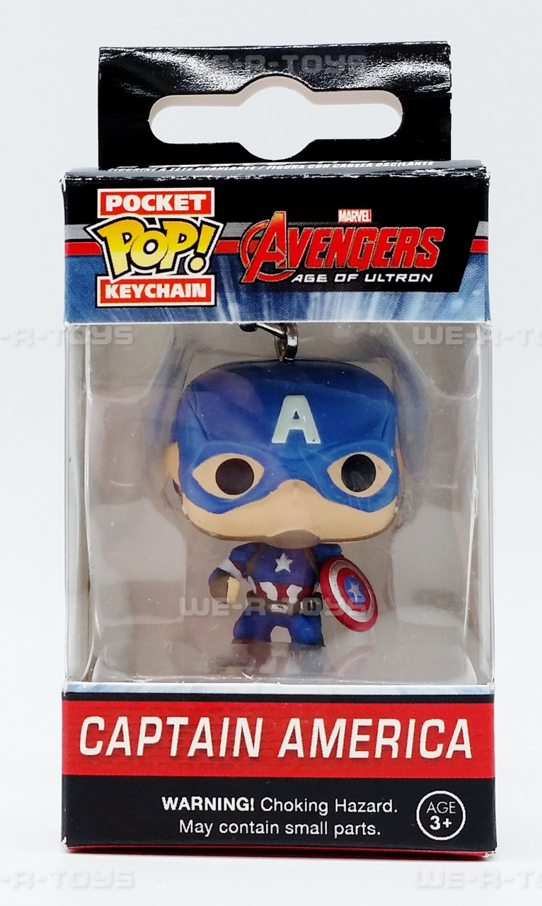 captain america funko pop keychain