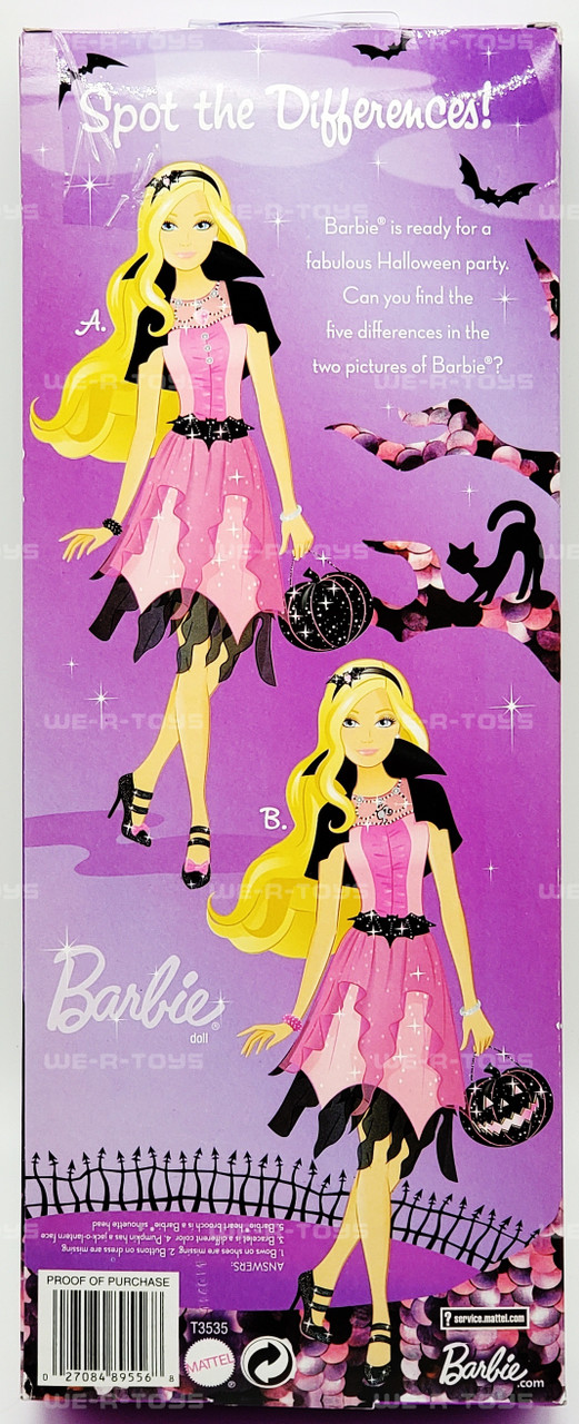 Happy Halloween Barbie Doll 2009 Target Exclusive Mattel No. T3535