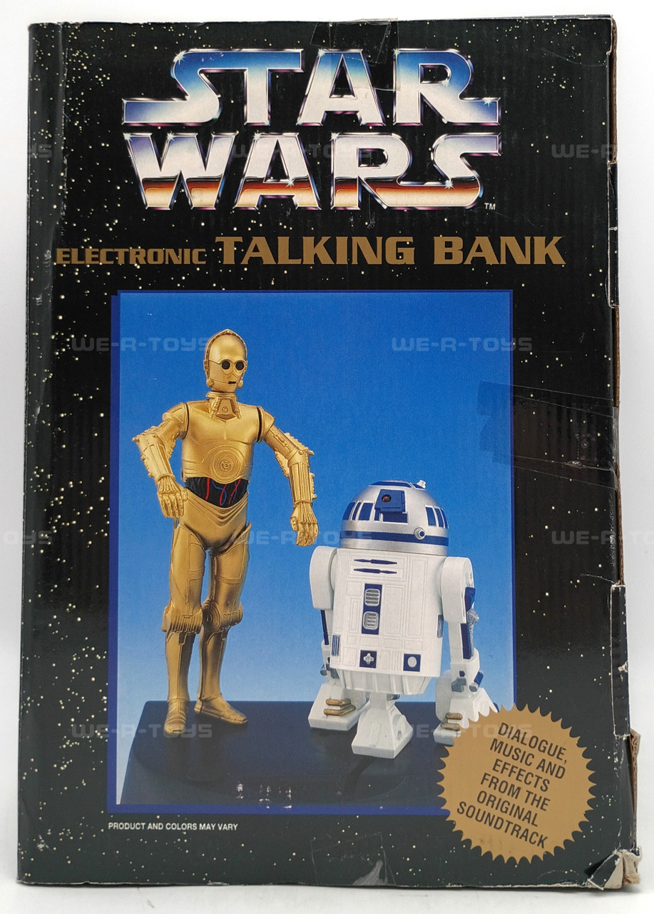 Star Wars Electronic Talking Bank C3PO & R2-D2 Thinkway 1995 Item