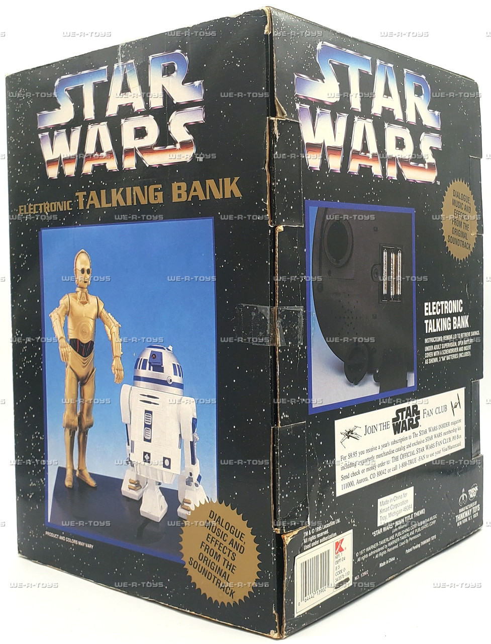 Star Wars C3PO & R2-D2 Electronic Talking Bank 1995 Thinkway