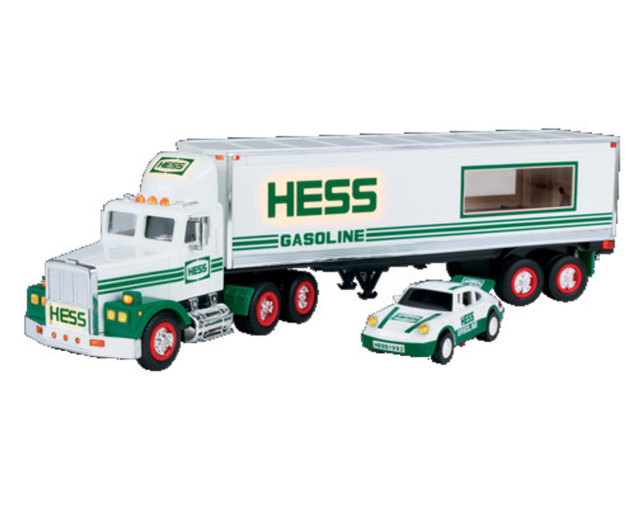 Hess 1997 Toy Truck with 2 Racers and Cars - Walmart.com