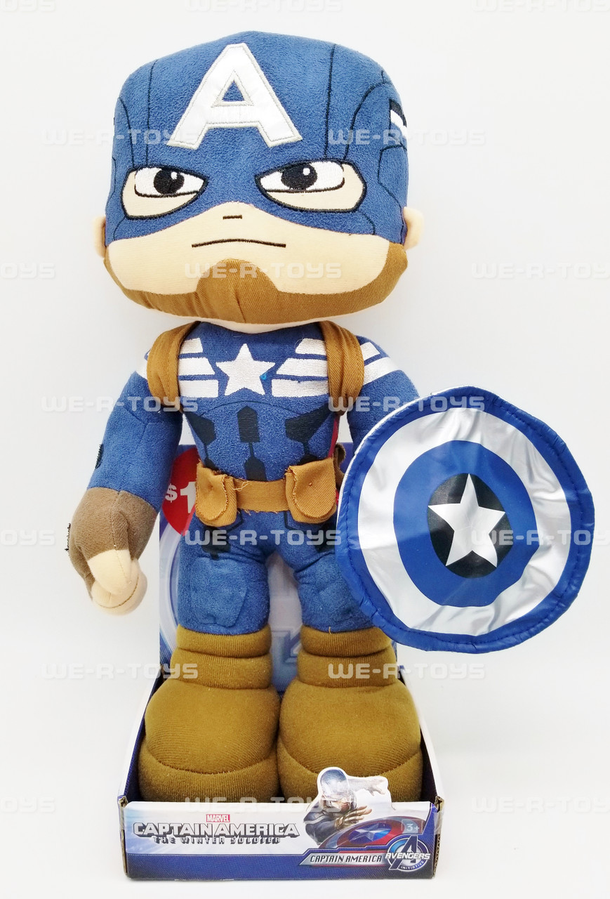 Marvel Captain America The Winter Soldier 14 Tall Plush Toy Just