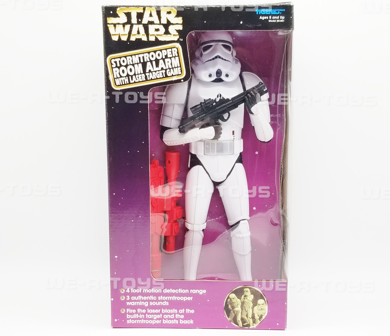 Star Wars Stormtrooper Room Alarm w/ Laster Target Game 14