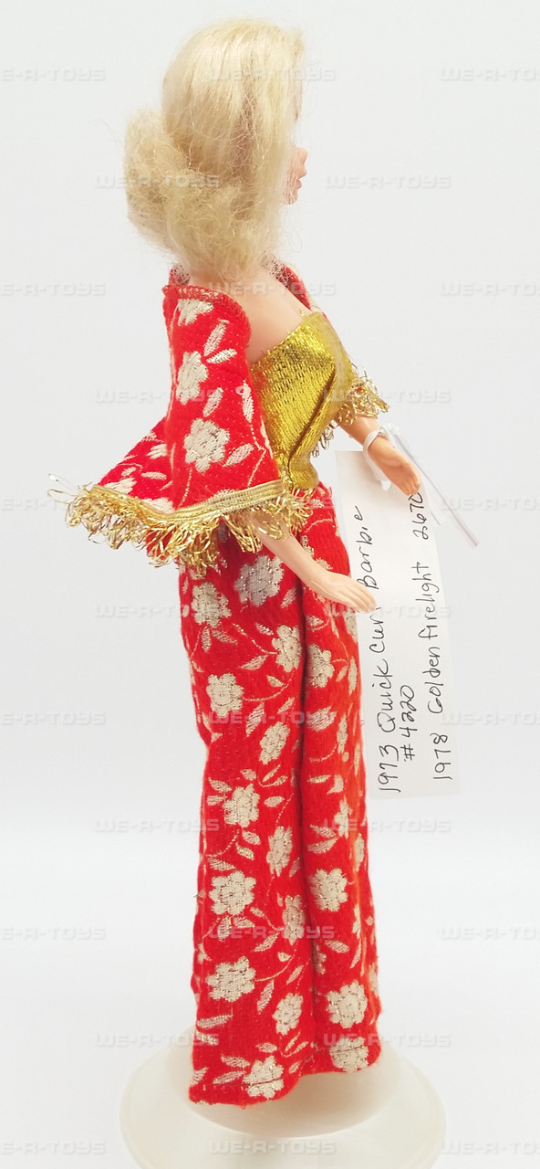 Barbie 1973 Quick Curl Barbie #4220 1978 Golden Firelight Fashion