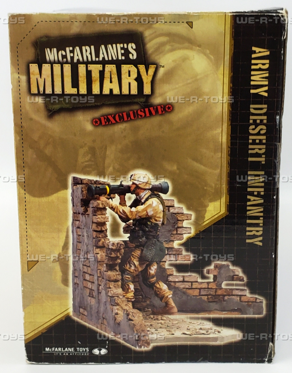 マクファーレン.MILITARY　セット McFarlane's Military Exclusive Army Desert Infantry Soldier