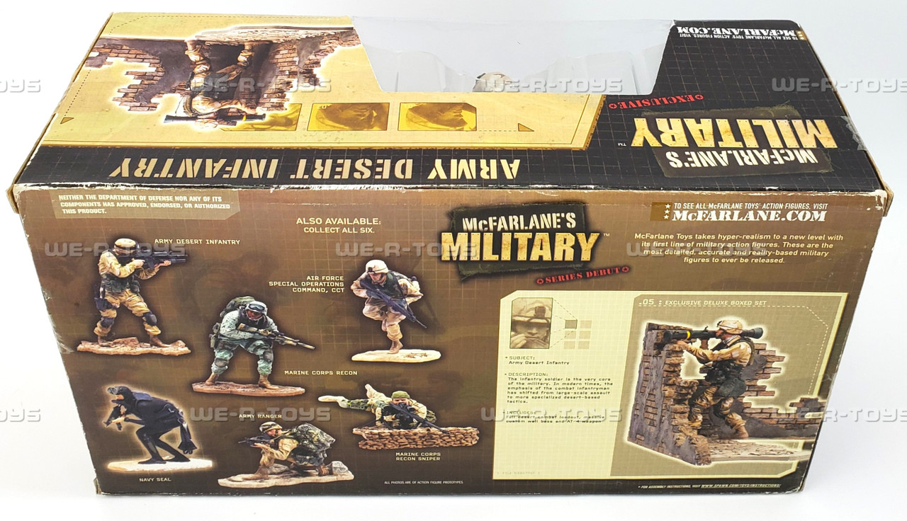 マクファーレン　MILITARY　セット McFarlane's Military Exclusive Army Desert Infantry Soldier