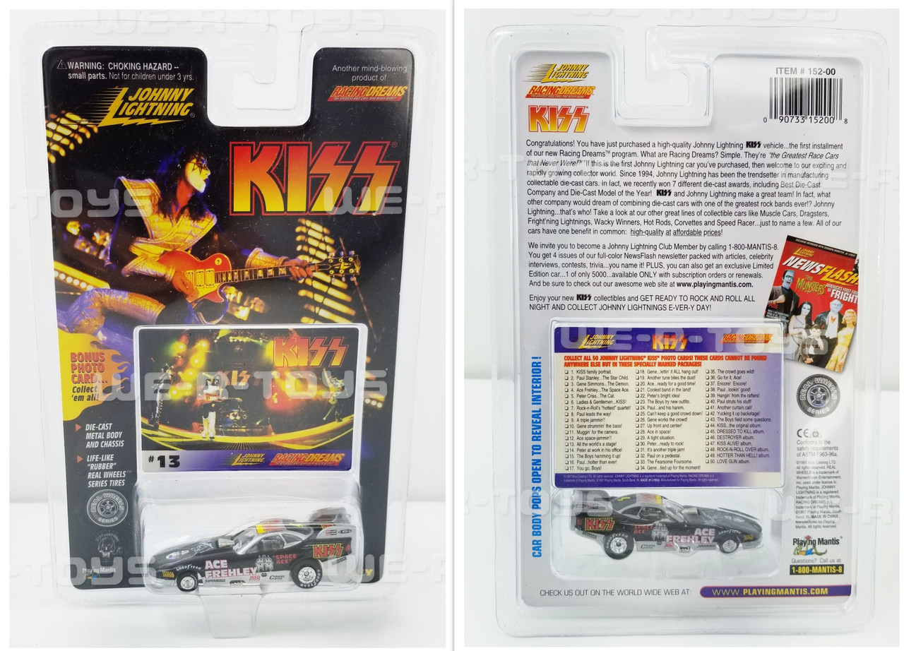 Johnny Lightning KISS Race Cars Die-Cast Metal Lot of 4 Playing 