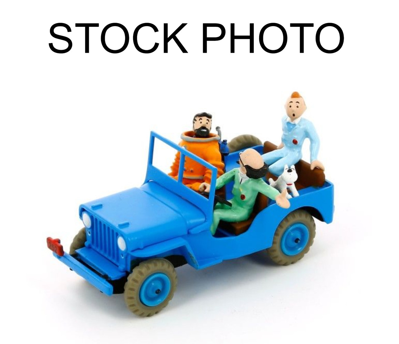 The Adventures of Tintin Car #1 Willy's Blue Jeep Destination Moon
