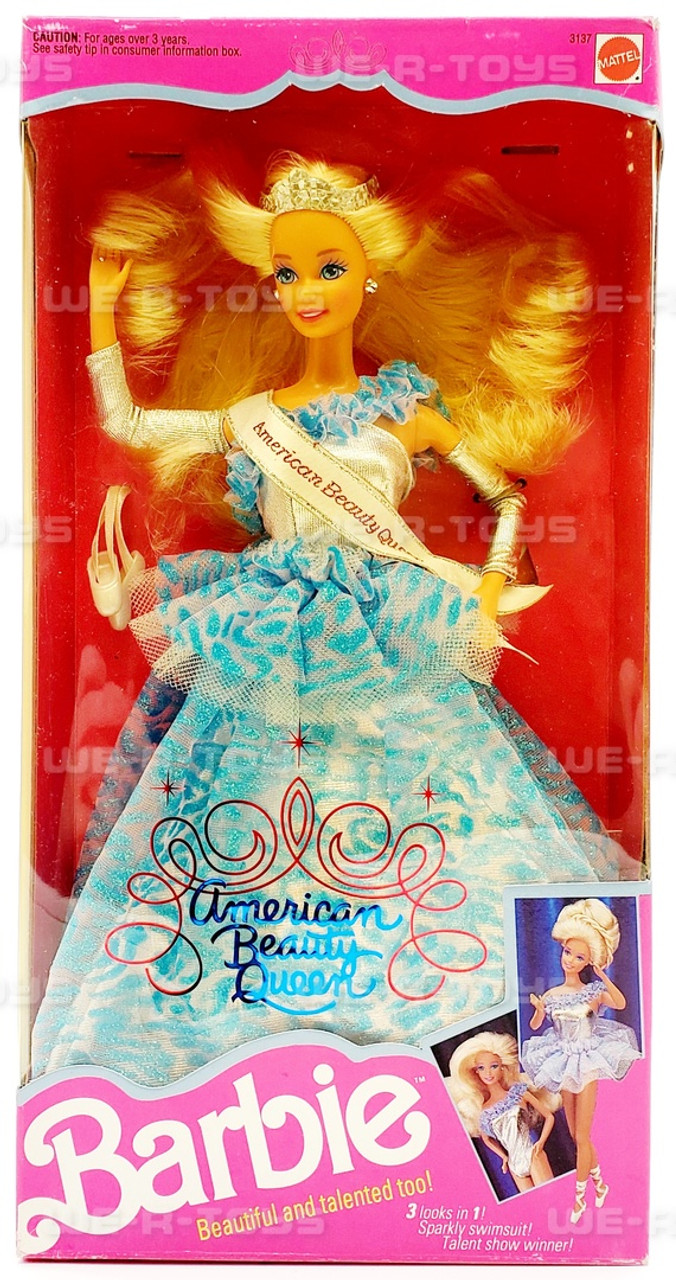 American Beauty Queen Barbie Doll 1991 Mattel 3137