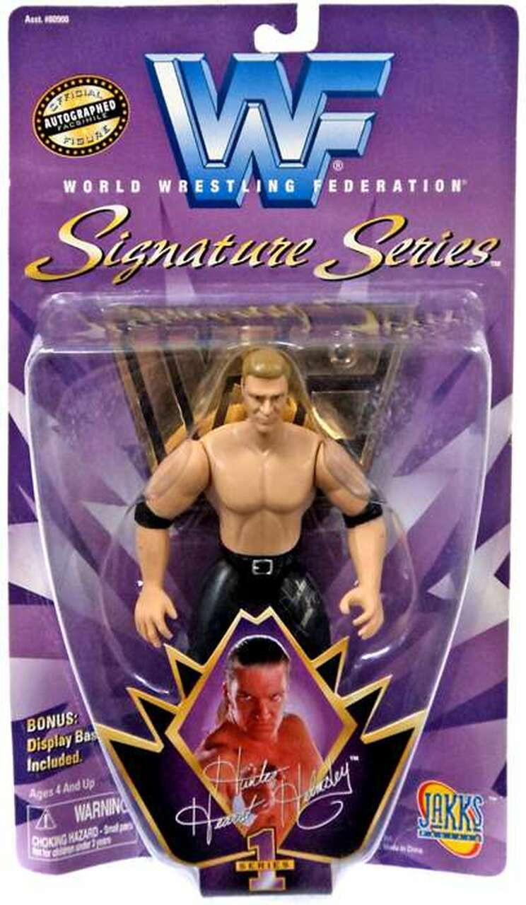 WWF Signature Series 1 Hunter Hearst Helmsley Action Figure Triple