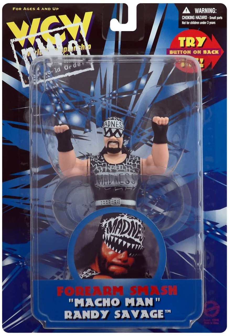 WCW NWO Forearm Smash Macho Man Randy Savage Action Figure 1998