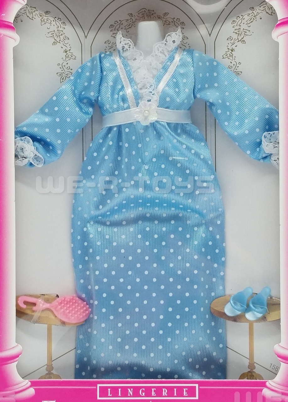 Barbie Fashion Avenue Lingerie #14292 Blue Polka-Dot